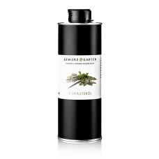 Gewürzgarten 5-Kräuteröl in Rapsöl, 500 ml