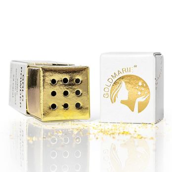 Gold - Blattgoldflocken Streuer Goldmarie, 23 Karat, ca.0,5-1mm², 0,1 g