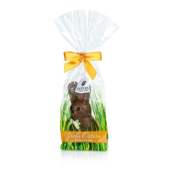 Osterhase, groß, Vollmilchschokolade mit Deko, Peters, 90 g