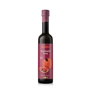 Wiberg Granatapfel Essig, naturtrüb, 5% Säure, BIO, 500 ml