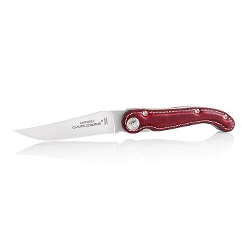 Taschenmesser, rotes Leder, Laguiole (1.10.171.04), 1 St