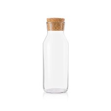 Glaskaraffe mit Korkstöpsel, für Living Salt, 1 St