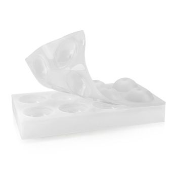 Silikon Matte 17,5x30cm,  8 Spheren/Kugeln, 55mmx87ml, Pavoni (AF001), 1 St