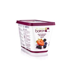 Boiron Waldfrüchte und rote Beeren Püree, ungezuckert, TK (AFO0C6), 1 kg