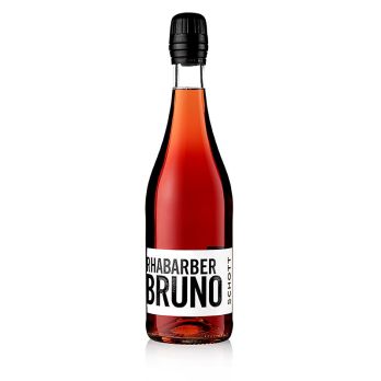 Bruno Rhabarbersecco, halbtrocken (feinherb), 5,5% vol., Schott, 750 ml