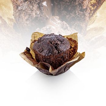 Muffins, triple Schokolade, gefüllt, beldessert, TK, 2,1 kg, 20 x 105g