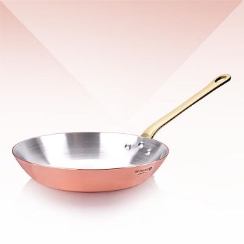 Inocuivre Pfannel, Kupfer, mit Messinggriff, ø 24cm, de Buyer (6450.24), 1 St