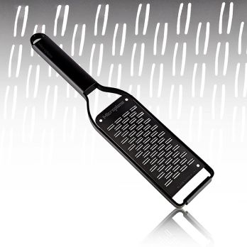 Reibe Microplane Black Sheep, Ribbon Grater, schwarzer Edelstahl (43002), 1 St