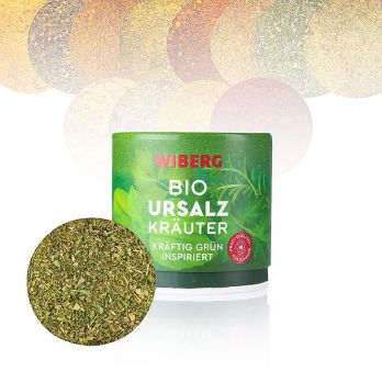 Wiberg Ursalz Kräuter, kräftig grün inspiriertes Kräutersalz, BIO, 100 g