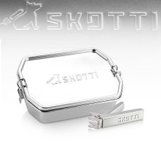 SKOTTI Boks 1L, Edelstahlbox, + Aluminiumzange, 1 St