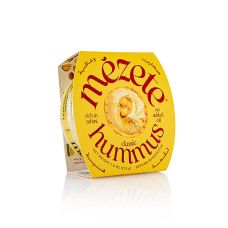 Gourmet Hummus Natur, Kichererbsenpüree mit Sesampaste, Mézete, 215 g