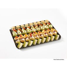 Vegetarische Canapès, 6 Sorten, Traiteur de Paris, TK, 540 g, 54 St