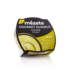 Gourmet Hummus mit Kräutern, Kichererbsenpüree, Mézete, 215 g