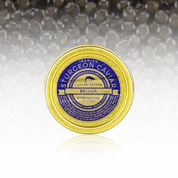 Imperial Beluga Kaviar (huso huso), Iran, 30 g