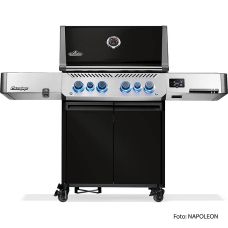 Napoleon Gasgrill Prestige 500RSIB , Schwarz, Infrarot +6 Brenner, WIFI, 1 St