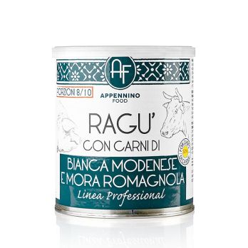 Ragù von weißen Kühen Modenese e Romagnola, Appennino, 800 g