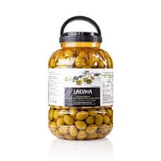 Grüne Oliven Chalkidiki Colossal, mit Kern, Lakudia, 5,5 kg