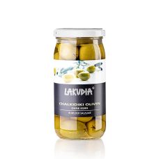 Grüne Oliven Chalkidiki , ohne Kern, Lakudia, 355 g