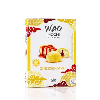 WAO Cheesecake Style Mochi - Mochi mit Käsekuchengeschmack, TK, 210 g, 6 x 35g