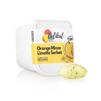 Delikat - Orange-Minze-Limette Sorbet, TK, 2,5 l