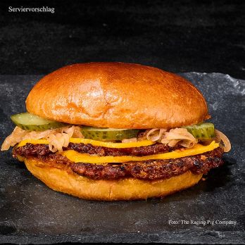 The Raging Pig Company - Burger Patty (vegan), TK, 3,6 kg, 30 x 120g