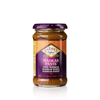 Curry Paste Madras, scharf, Patak´s, 283 g
