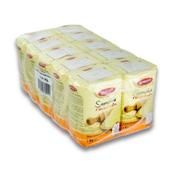 Hartweizengrieß, Semola rimacinata, Granoro, 10 kg, 10 x 1000g
