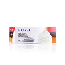 Einweg Sahnekapseln, für alle üblichen Systeme, Kayser, 50 St
