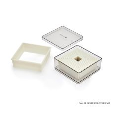 deBUYER Ausstecher, Quadrat, Kunststoff, ø1,8/2,5/3,5/4,5/,5,5/6,5/7,5/8,5/9,5cm, 9 tlg.