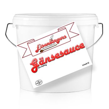 Eisenberger´s Gänsesauce, mit Rotwein abgeschmeckt, TK, Wintersaison, 5 l