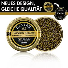 Imperial Auslese Kaviar, Kreuzung Amur x Kaluga Stör (schrenckii x dau), China, 50 g