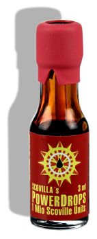 Scovilla, Power Drops, mit Dosierstab, 1 Million Scoville, 3 ml