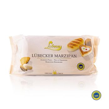 Roh-Marzipan g.g.A., MO MM, 52% Mittelmeermandeln, Lubeca, 1 kg