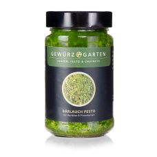 Gewürzgarten Bärlauch Pesto, mit Pinienkernen, Grana Padano und Meersalz, 225 ml