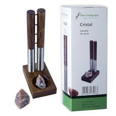 Cristal Salzreibe und Bergkernsalz Brocken, Altes Gewürzamt-Ingo Holland Edition, 2 tlg.