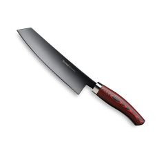Nesmuk Janus 5.0 Kochmesser, 180mm, Edelstahlzwinge, Griff Micarta rot, 1 St