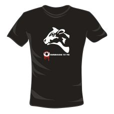 LEKKER KLAMOTTEN by S. Stemberg, T-Shirt, schwarz, Oxenbacke, Gr. S, 1 St