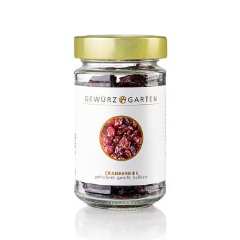 Gewürzgarten Helle Cranberries, getrocknet, ungeschwefelt, gezuckert, 120 g