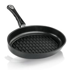 AMT Gastroguss, Grillpfanne, oval, mit BBQ-Rautenmuster 35x24cm, 1 St