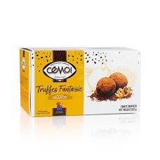Trüffelkonfekt - Pralinen, Cemoi, mit Orange, Frankreich, 200 g