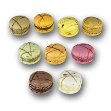 Macarons Mischung MINI, Ø 2,8cm, 9 Sorten á 14 (126 Stück), TK, La Rose Noire, 900 g, 126 St