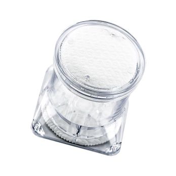Tuber-Pack® Trüffel Behälter, Ø 7 x 7cm H, klar, mit Vlies, 1 St