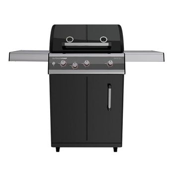 Outdoorchef-Grill Dualchef S 325 G, Seitenbrenner, Gasbetrieb, schwarz, 1 St