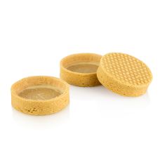 Dessert-Tartelettes Vanilla, gecoated, ø 57x16mm h, 1,44 kg, 120 St