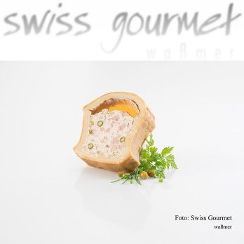 Pâté von Schwein & Kräuter, mit Teigmantel, TK, 620 g