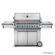 Napoleon Gasgrill Prestige PRO 665-3, Edelstahl, inkl. Drehspießset, Napoleon, 1 St