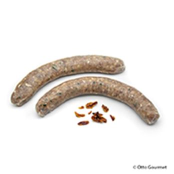 Bacon Bratwurst, Rindfleischwurst mit Speck, Otto Gourmet, TK, 300 g, 3 x 100g