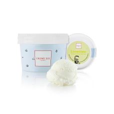 Creme Eis - Limette-Gin Sorbet, vegan, im Becher, TK, 3,78 l, 27 x 140ml