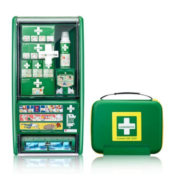 First Aid & Burn Station Set, DIN 13157, Verbandskasten (51011008), Cederroth, 1 St