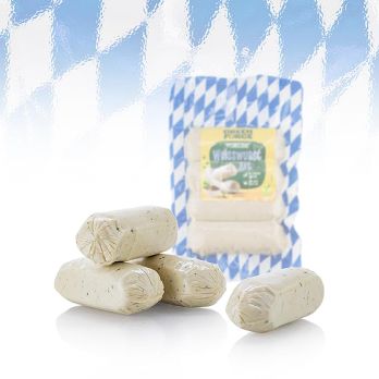 Greenforce - vegane Weisswurst aus Erbsenprotein, Klassik, 200 g, 4 St